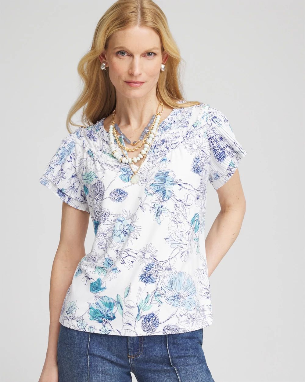 売れ筋商品|||イチ シャツ レディース トップス IHGRY - Blouse - lavender fog Striped shirt with organic cotton Woman, Purple | TWINSET Milano